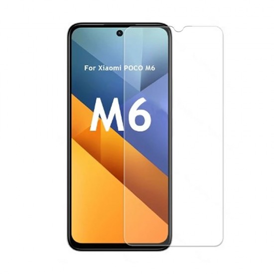 Protector De Pantalla De Cristal Xiaomi Poco M6 Transparente Protector De Pantalla De Cristal Xiaomi Poco M6 Transparente