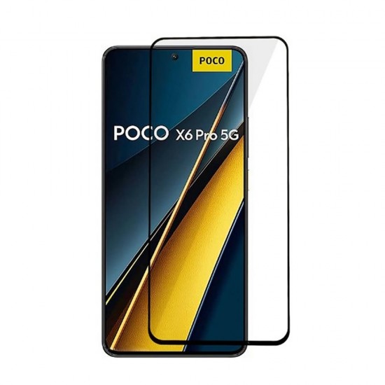 Pelicula De Vidro 5d Completa Xiaomi Poco X6/X6 Pro 6.67" Preto Pelicula De Vidro 5d Completa Xiaomi Poco X6/X6 Pro 6.67" Preto