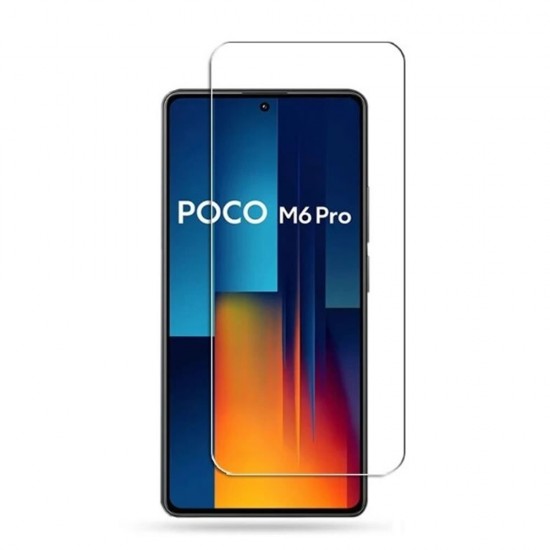 Pelicula De Vidro Xiaomi Poco M6 Pro 6.67" Transparente Pelicula De Vidro Xiaomi Poco M6 Pro 6.67" Transparente