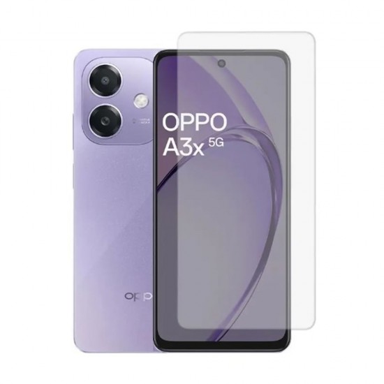 Protector De Pantalla De Cristal Oppo A3x 4G/5G 6.67" Transparente Protector De Pantalla De Cristal Oppo A3x 4G/5G 6.67" Transparente