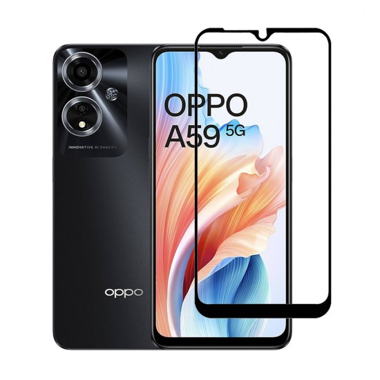 Pelicula De Vidro 5d Completa Oppo A59 6.56" Preto Pelicula De Vidro 5d Completa Oppo A59 6.56" Preto