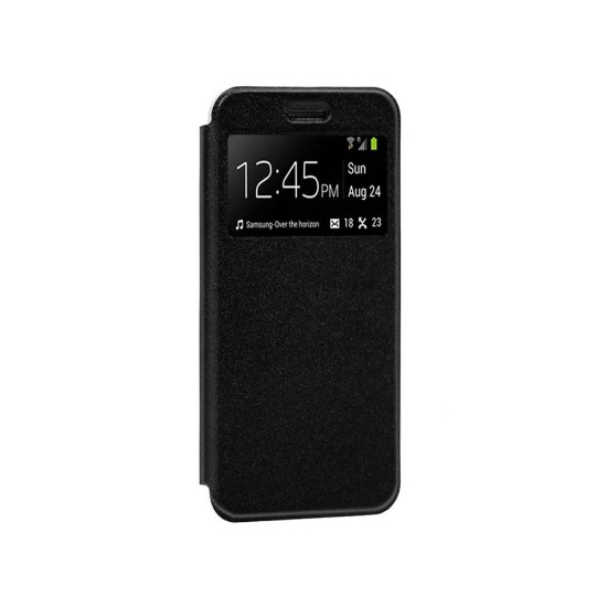 Alcatel 1L 2021 Black Flip Cover With Candy Window Case