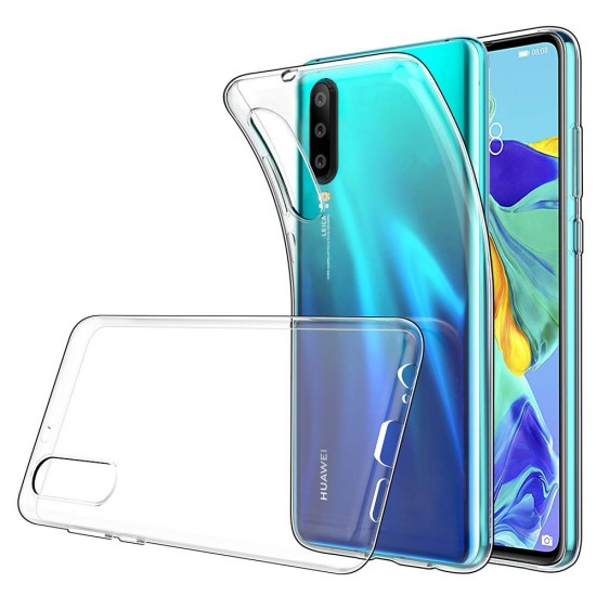 Capa Silicone Huawei P30 Transparente Capa Silicone Huawei P30 Transparente