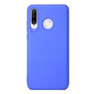 Capa Silicone Huawei P30 Lite Azul 3d Camera