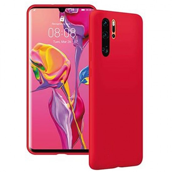 Capa Silicone Gel Huawei P30 Pro Vermelho Robusta Capa Silicone Gel Huawei P30 Pro Vermelho Robusta