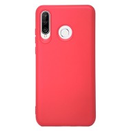 Capa Silicone Huawei P30 Lite Vermelho 3d Camera