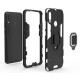 Capa Silicone Anti-Choque Armor Carbon Huawei P Smart 2019 Preto Ring Armor Case