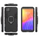 Capa Silicone Anti-Choque Armor Carbon Huawei Y5p Preto Ring Armor Case