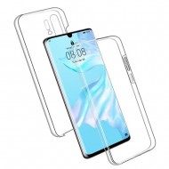 Capa Silicone Gel 360º Huawei P30 Pro Transparente