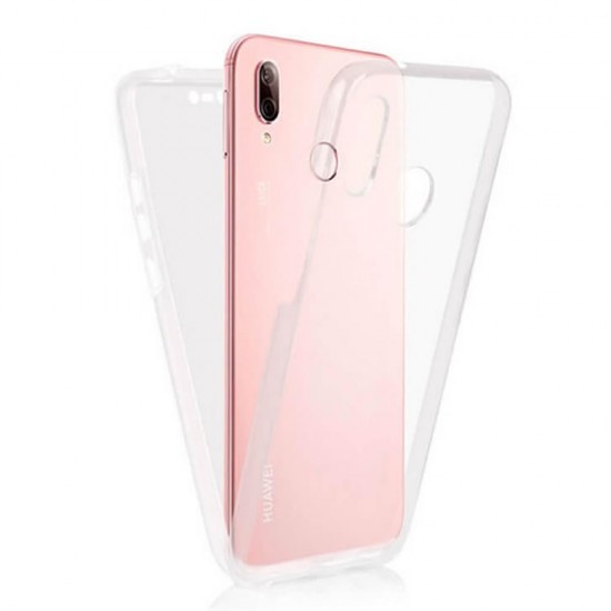 Capa Silicone Dura 360º Huawei P20 Lite Transparente Capa Silicone Dura 360º Huawei P20 Lite Transparente