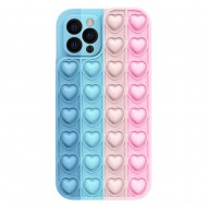 Capa De Silicone Pop It Apple Iphone 13 Pro Max Colorido Design 1