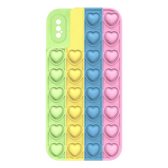 Apple Iphone X/Xs Color Design 2 Pop It Silicone Case Apple Iphone X/Xs Color Design 2 Pop It Silicone Case