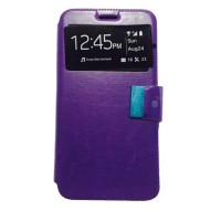 Apple Iphone 7/8 Purple Flip Cover With Window Case