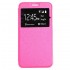 Apple Iphone X/XS Pink Flip Cover With Window Case