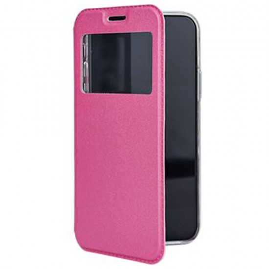 Capa Flip Cover Com Janela Apple Iphone X/Xs Rosa Capa Flip Cover Com Janela Apple Iphone X/Xs Rosa