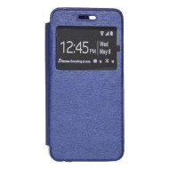 Apple Iphone 5g/5s/5se Blue Flip Cover With Window Case
