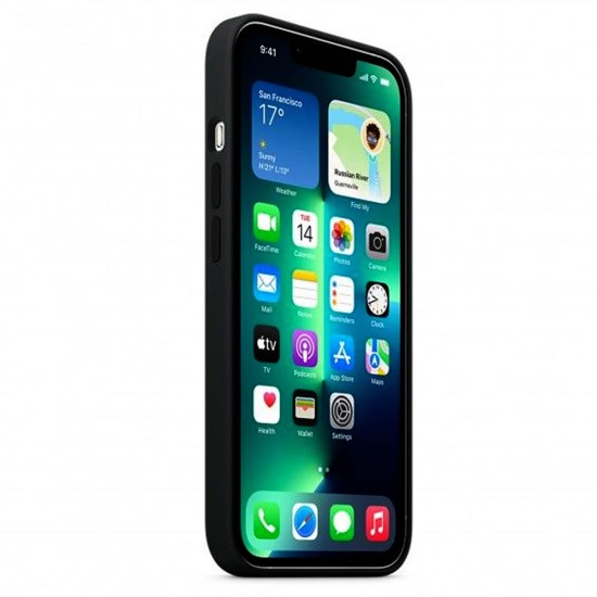 Capa Silicone Apple Iphone 14 Pro Preto 3d Camera