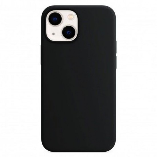 Capa Silicone Gel Apple Iphone 14 Preto Robusta Capa Silicone Gel Apple Iphone 14 Preto Robusta