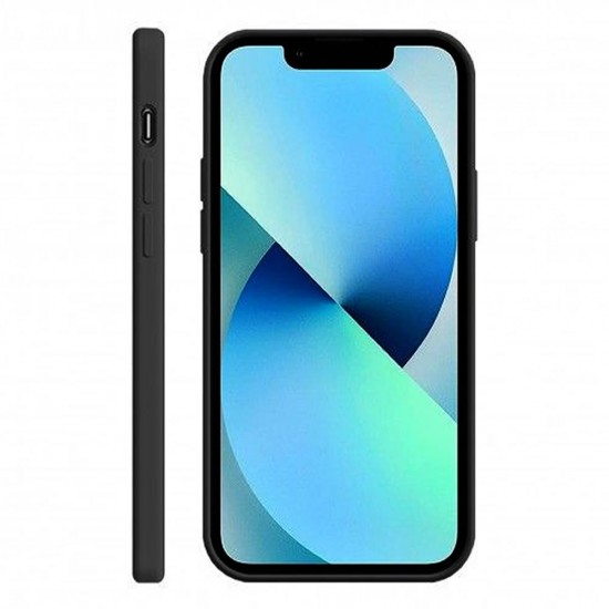 Capa Silicone Gel Apple Iphone 14 Preto Robusta Capa Silicone Gel Apple Iphone 14 Preto Robusta