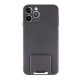 Capa Silicone Apple Iphone 13 Pro Preto Com Protetor De Câmera E Suporte Capa Silicone Apple Iphone 13 Pro Preto Com Protetor De Câmera E Suporte