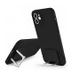 Capa Silicone Apple Iphone 13 Pro Preto Com Protetor De Câmera E Suporte Capa Silicone Apple Iphone 13 Pro Preto Com Protetor De Câmera E Suporte