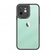 Capa Silicone Gel Bumper Apple Iphone 11 Preto Com Protetor De Câmera Elektro