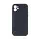 Capa Silicone Apple Iphone 12 Preto Com Protetor De Câmera Robusta Capa Silicone Apple Iphone 12 Preto Com Protetor De Câmera Robusta
