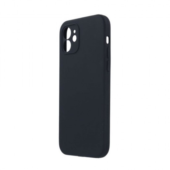 Capa Silicone Apple Iphone 12 Preto Com Protetor De Câmera Robusta Capa Silicone Apple Iphone 12 Preto Com Protetor De Câmera Robusta