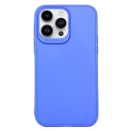 Capa Silicone Apple Iphone 14 Pro Max Azul 3d Camera