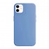 Apple Iphone 11 Blue Silicone Case