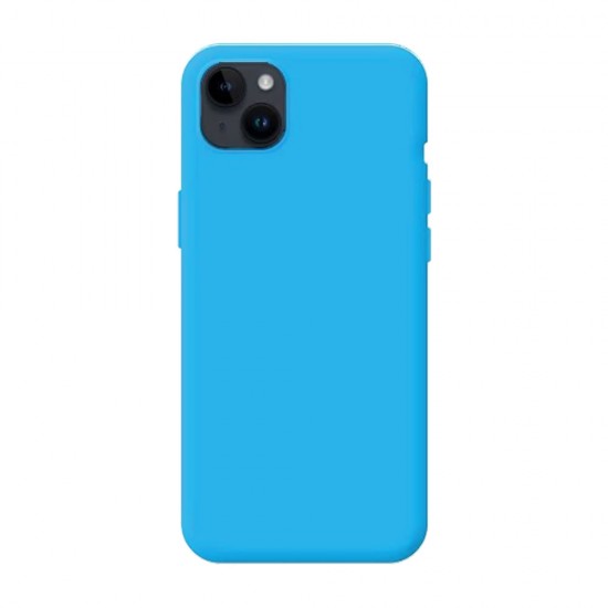 Capa Silicone Apple Iphone 15 Plus Azul Robusta Capa Silicone Apple Iphone 15 Plus Azul Robusta