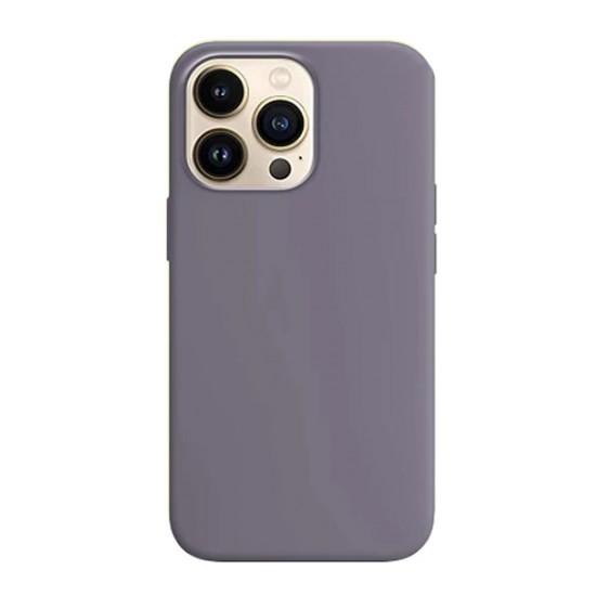 Funda De Silicona Apple Iphone 15 Pro Max Gris Funda De Silicona Apple Iphone 15 Pro Max Gris