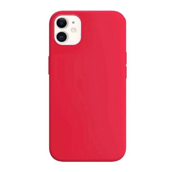 Apple Iphone 11 Silicone Case Flexible Corner Color Red