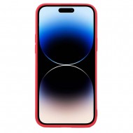Capa Silicone Apple Iphone 14 Plus Vermelho 3d Camera