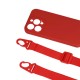 Capa Silicone Apple Iphone 15 Por Max Vermelho Com Protetor De Câmera E Corda Capa Silicone Apple Iphone 15 Por Max Vermelho Com Protetor De Câmera E Corda