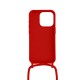 Apple Iphone 13 Pro Max Red Silicone Case With String Apple Iphone 13 Pro Max Red Silicone Case With String
