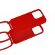 Apple Iphone 13 Pro Max Red Silicone Case With String Apple Iphone 13 Pro Max Red Silicone Case With String