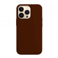 Apple Iphone 14 Pro Max Brown Silicone Case