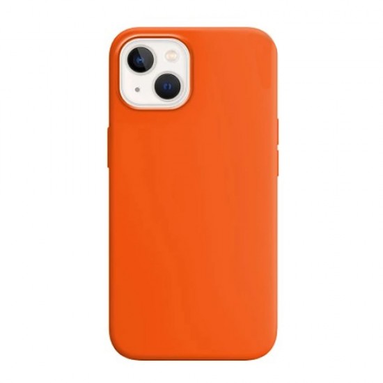 Capa Silicone Apple Iphone 15 Laranja