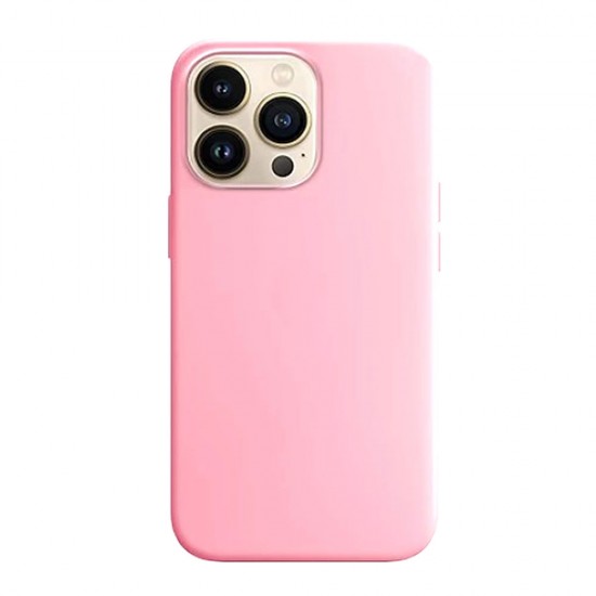 Funda De Silicona Apple Iphone 15 Pro Max Rosa Claro Funda De Silicona Apple Iphone 15 Pro Max Rosa Claro