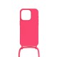 Apple Iphone 13 Pro Max Shock Pink Silicone Case With String Apple Iphone 13 Pro Max Shock Pink Silicone Case With String
