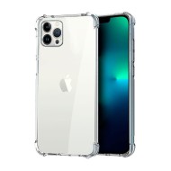 Capa Silicone Dura Anti-Choque Apple Iphone 13 Mini Transparente