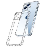 Apple Iphone 14 Plus Transparent With Camera Protector Anti-shock Hard Silicone Case