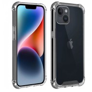Capa Silicone Dura Anti-Choque Apple Iphone 14 Transparente