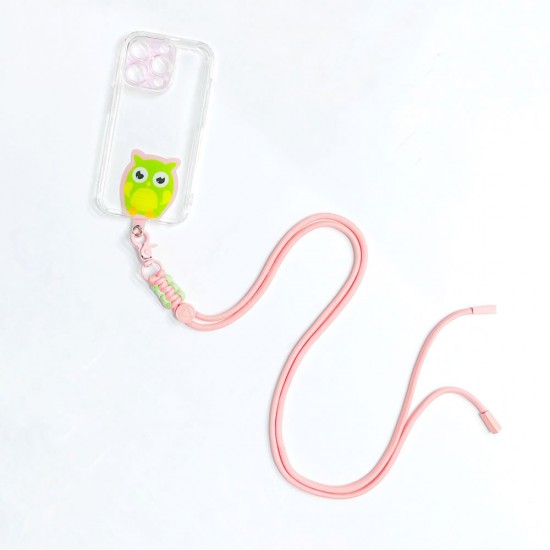Capa Silicone Dura Anti-Choque Apple Iphone 14 Pro Transparente Com Protetor De Câmera E Corda Rosa Capa Silicone Dura Anti-Choque Apple Iphone 14 Pro Transparente Com Protetor De Câmera E Corda Rosa