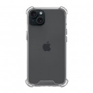 Capa Silicone Anti-Choque Apple Iphone 15 Plus Transparente