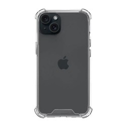 Funda De Silicona Antigolpes Apple Iphone 15 Plus Transparente