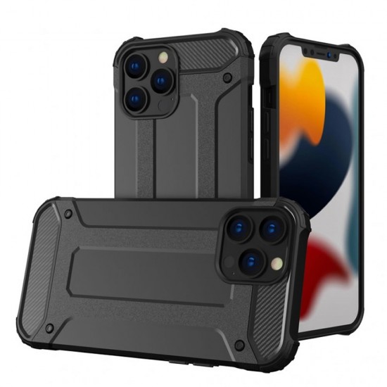 Capa Silicone Anti-Choque Armor Carbon Apple Iphone 13 Pro Preto Capa Silicone Anti-Choque Armor Carbon Apple Iphone 13 Pro Preto