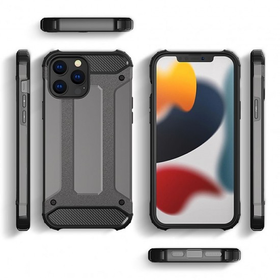 Capa Silicone Anti-Choque Armor Carbon Apple Iphone 13 Pro Preto Capa Silicone Anti-Choque Armor Carbon Apple Iphone 13 Pro Preto