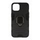 Capa Silicone Anti-Choque Armor Carbon Apple Iphone 14 Preto Ring Armor